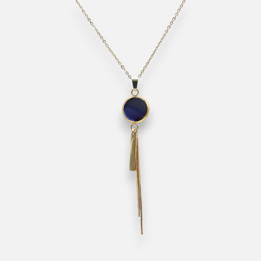 Charm Tassel Extender - Midnight Blue - Ankerkette/Paperclip