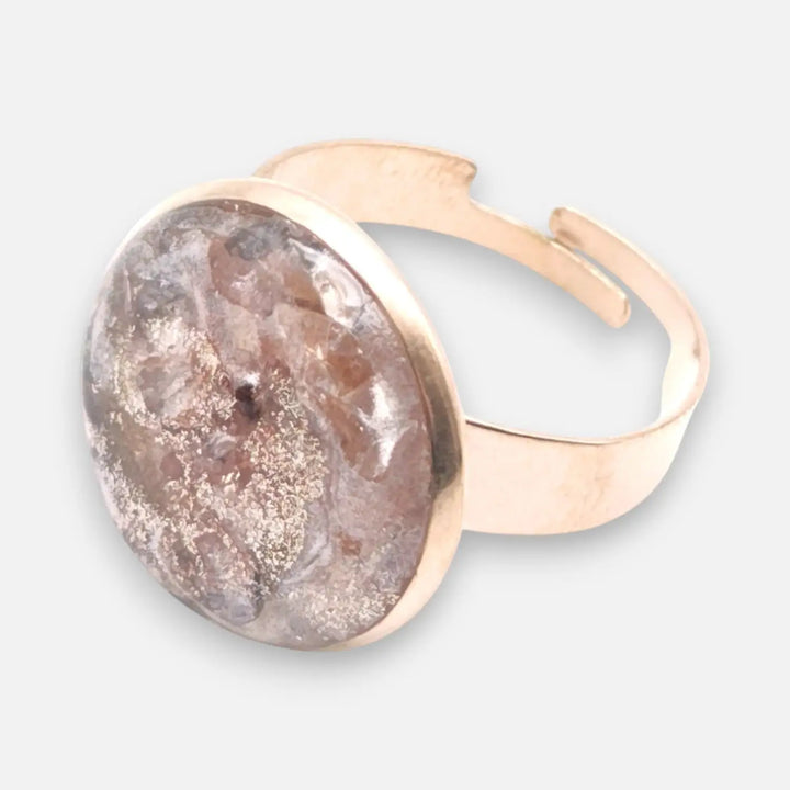 Cocoa Gold Ring - Unigröße (verstellbar)