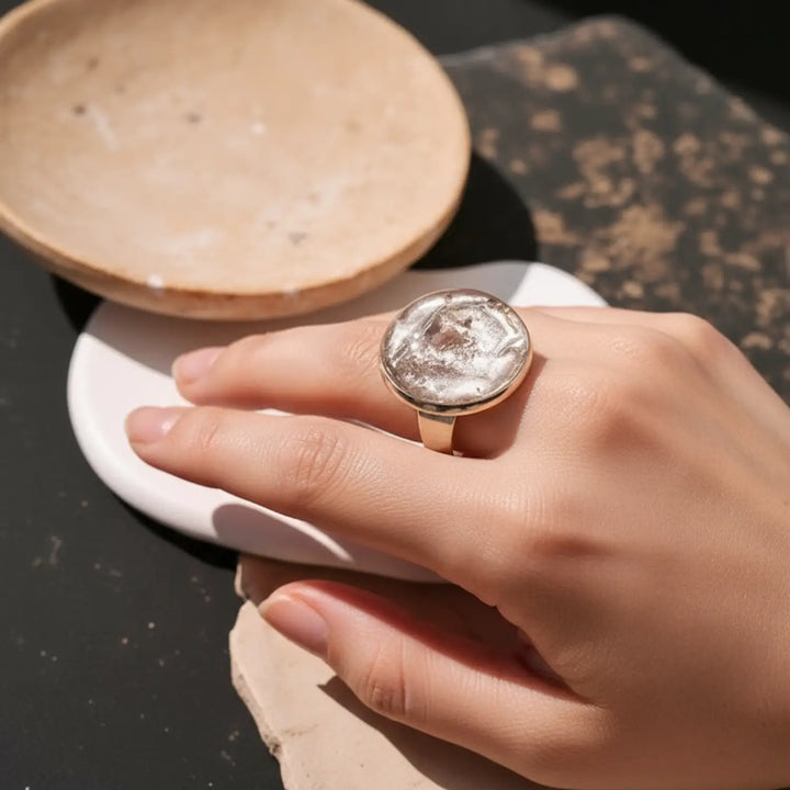 Cocoa Gold Ring - Unigröße (verstellbar)