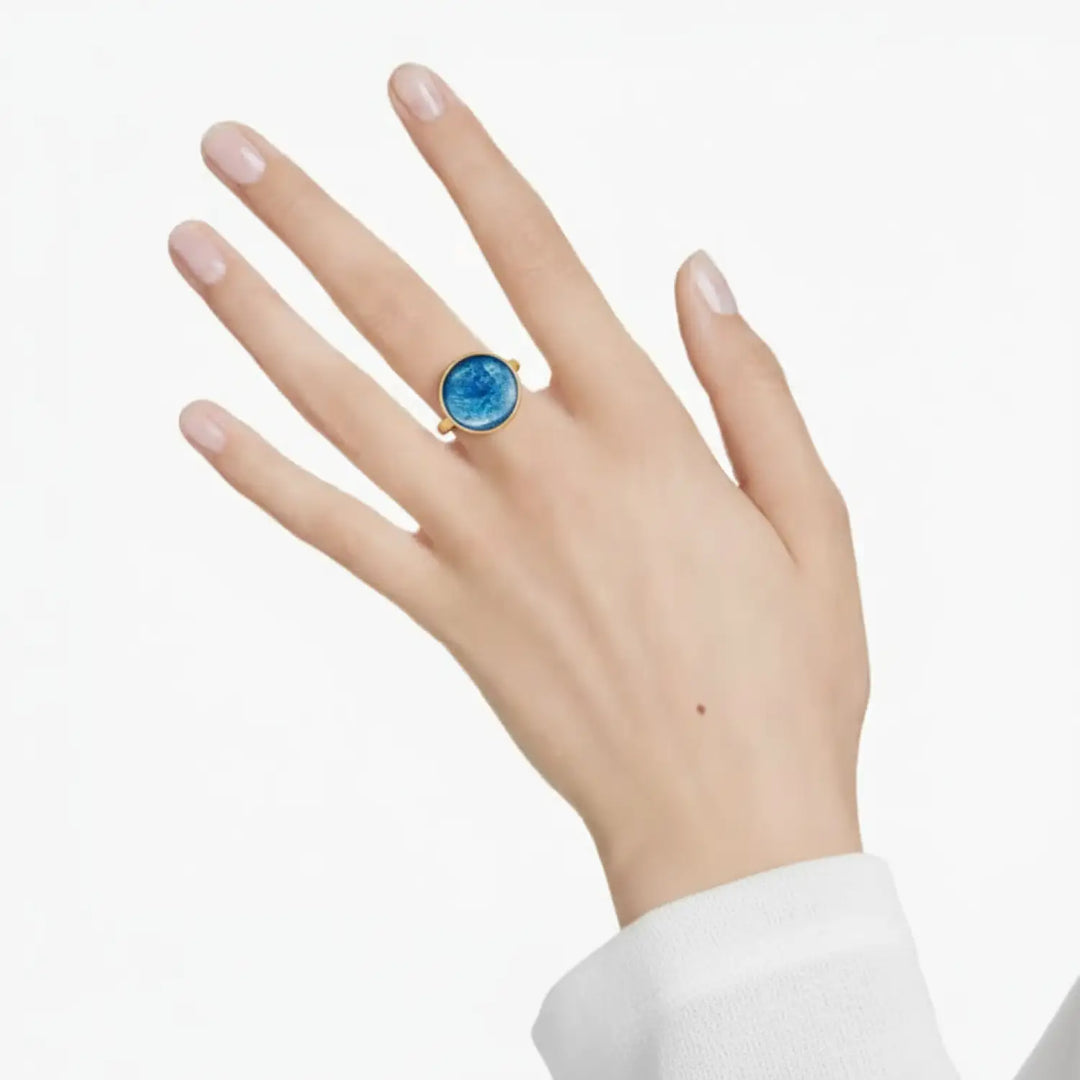 Deep Azure Ring - Unigröße (verstellbar)