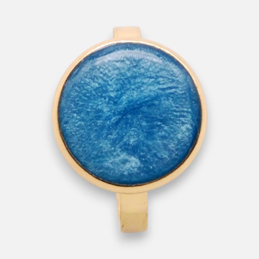 Deep Azure Ring - Unigröße (verstellbar)