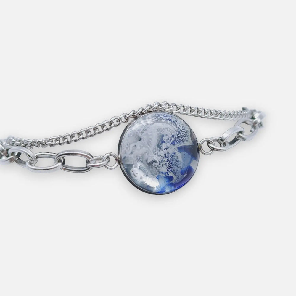 Double Layer Toggle - Arctic Blue Plume - Double-Layer