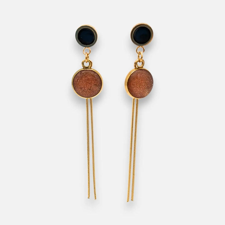 Earthy Quast Enamel - Ohrstecker