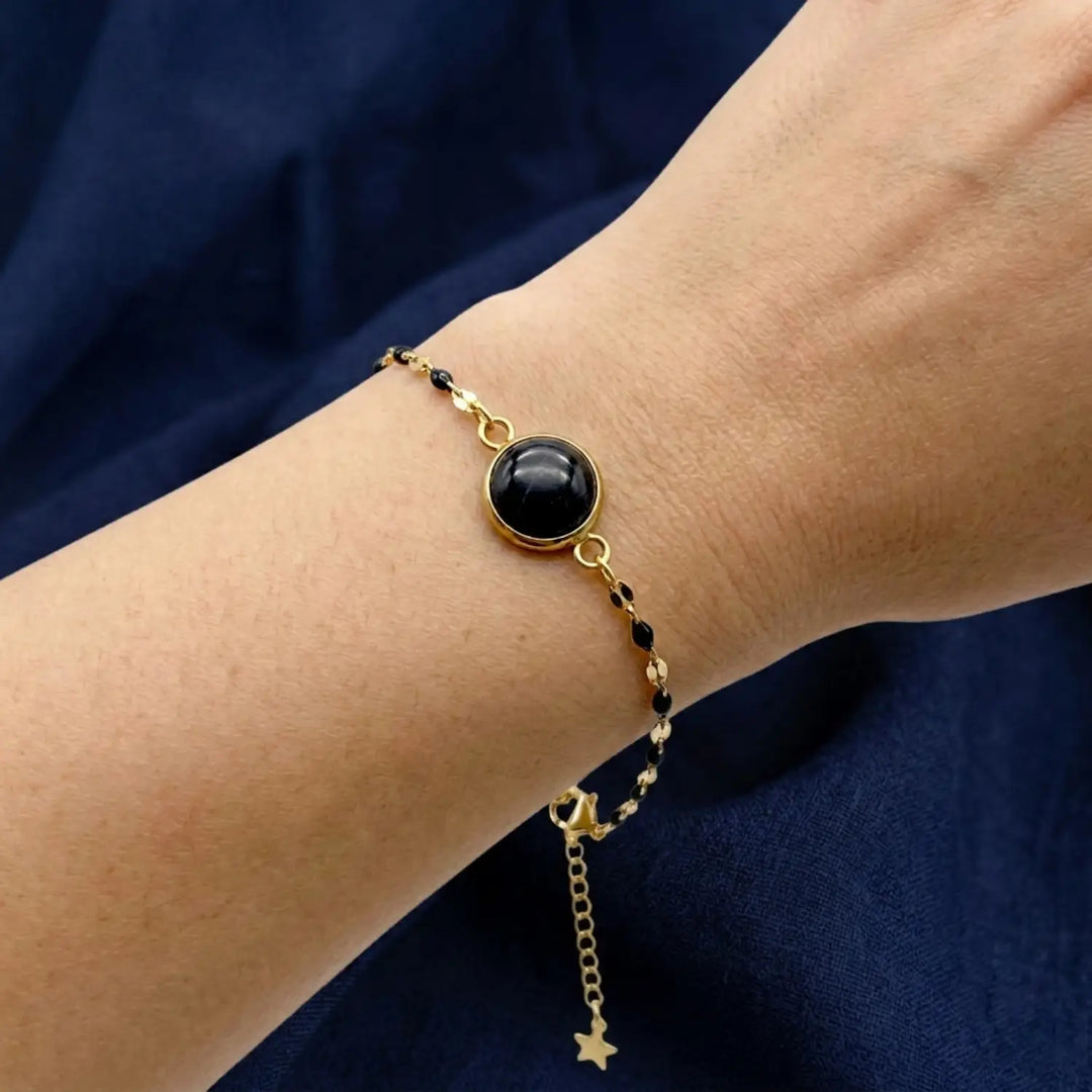 Enamel Pearl Extender - Emaille-Perlenkette