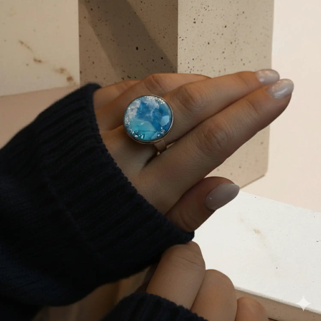 Forest Steel Ring - Unigröße (verstellbar)