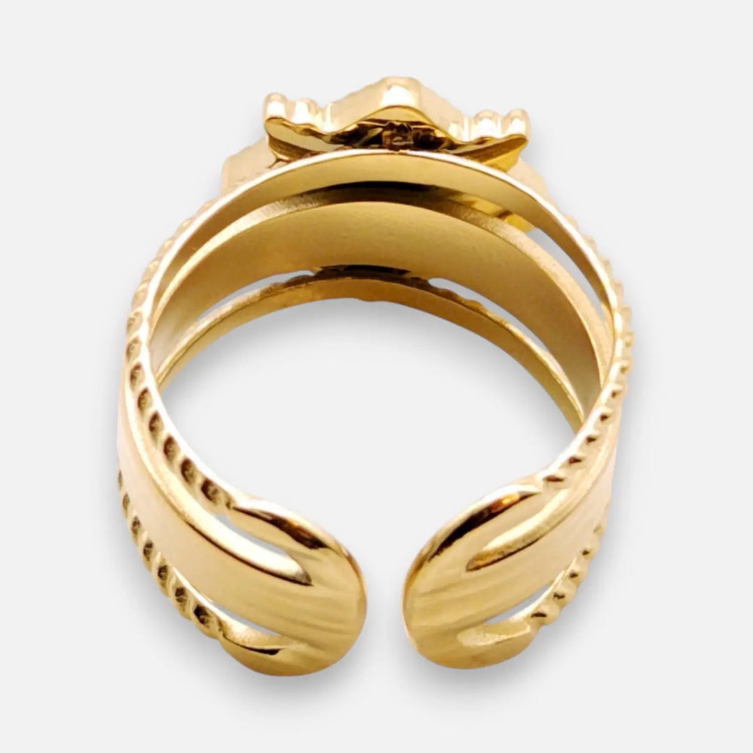 Frost Glow Ring - Unigröße (verstellbar)