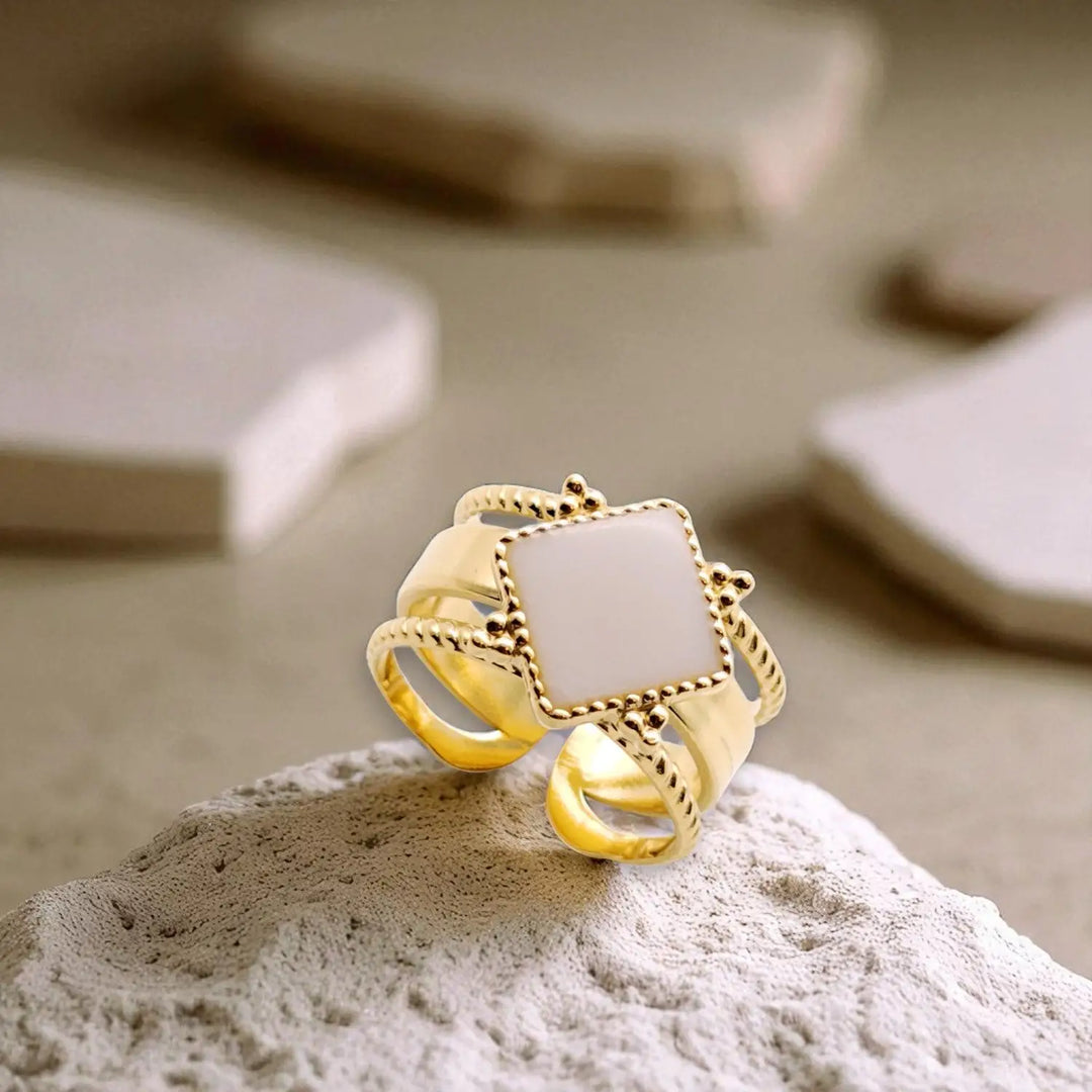 Frost Glow Ring - Unigröße (verstellbar)