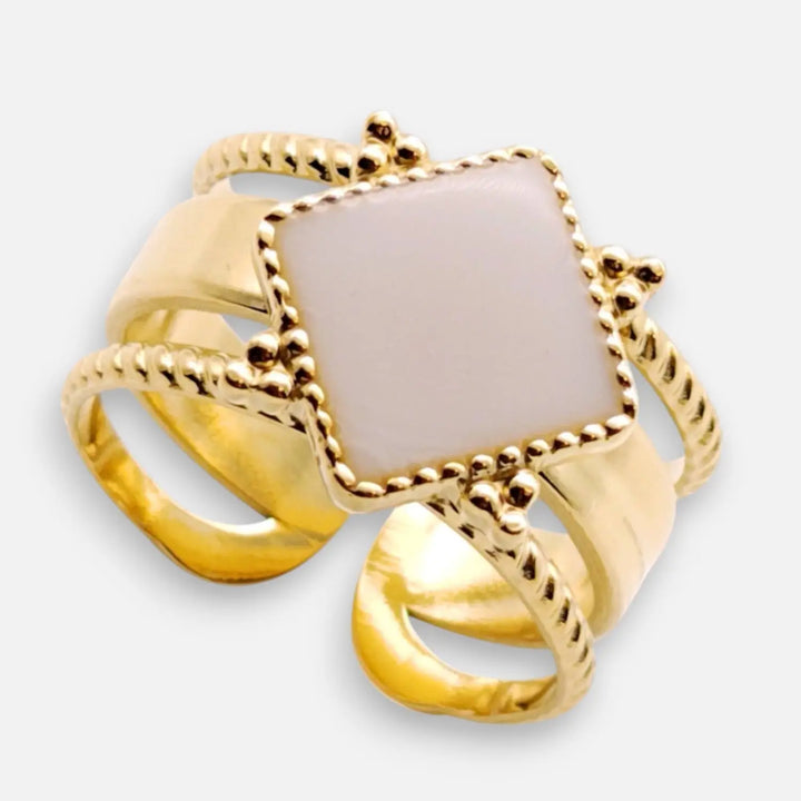 Frost Glow Ring - Unigröße (verstellbar)