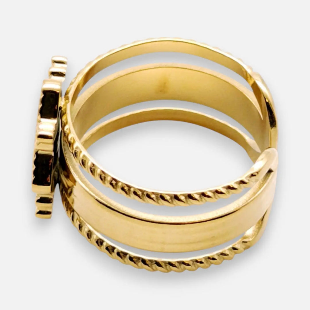 Frost Glow Ring - Unigröße (verstellbar)