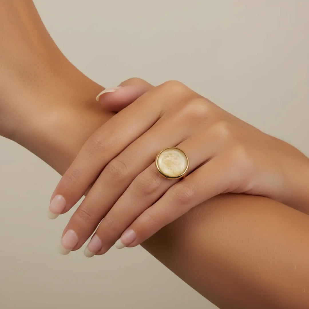 Gilded Glow Ring - Unigröße (verstellbar)