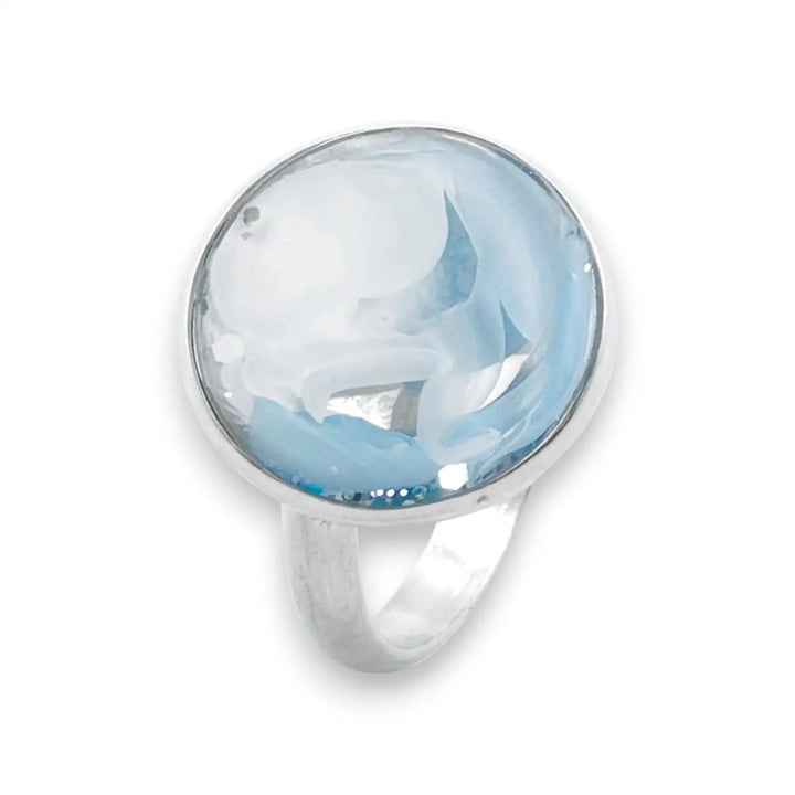 Glacier Sky Ring - Unigröße (verstellbar)