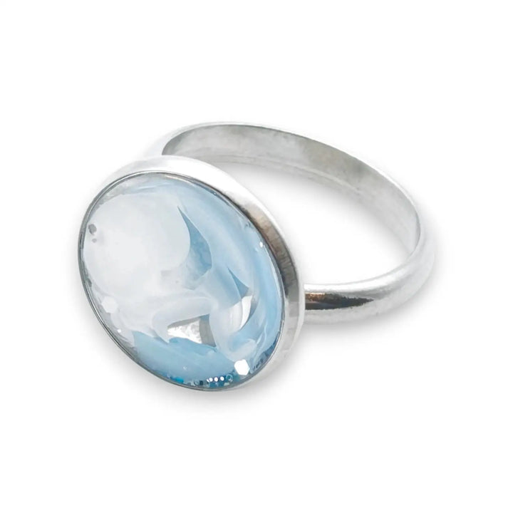 Glacier Sky Ring - Unigröße (verstellbar)