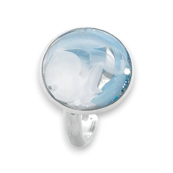 Glacier Sky Ring - Unigröße (verstellbar)