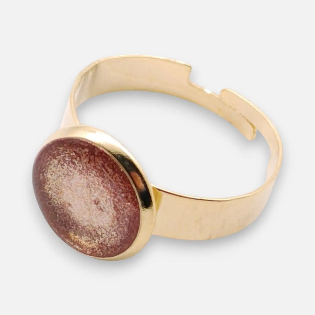 Gold Halo Ring - Unigröße (verstellbar)