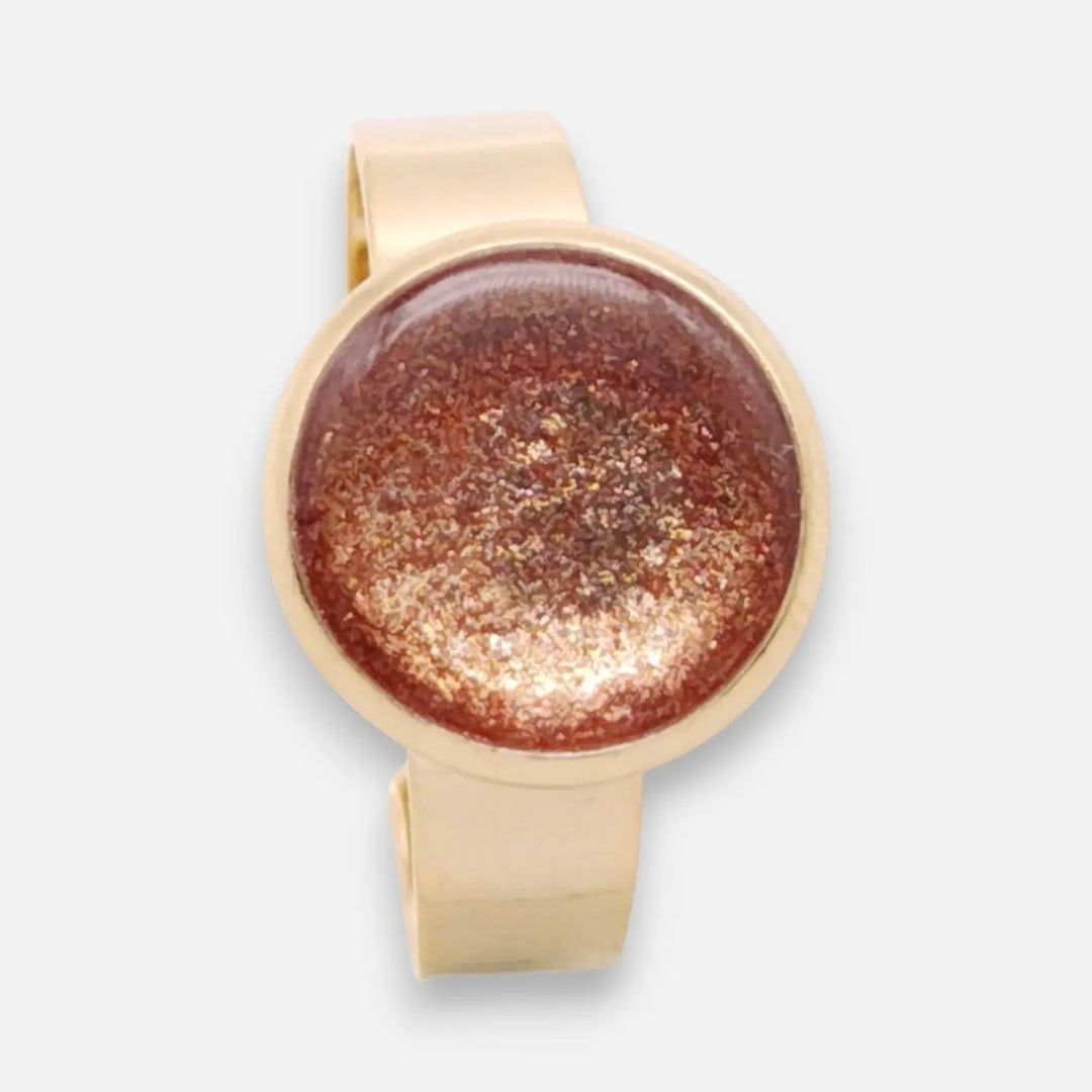 Gold Halo Ring - Unigröße (verstellbar)