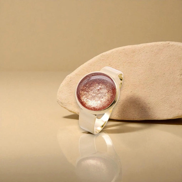 Gold Halo Ring - Unigröße (verstellbar)