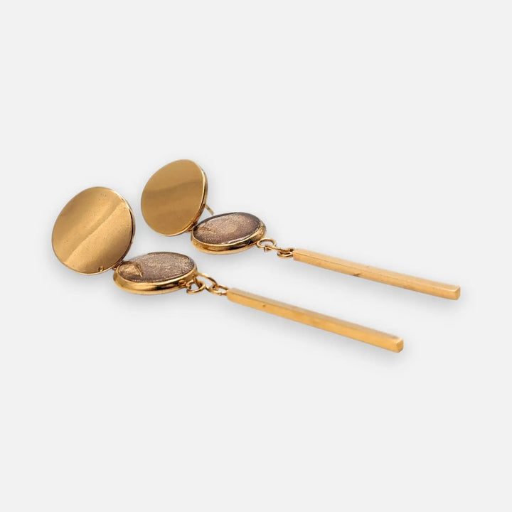 Golden Glamour - Ohrstecker