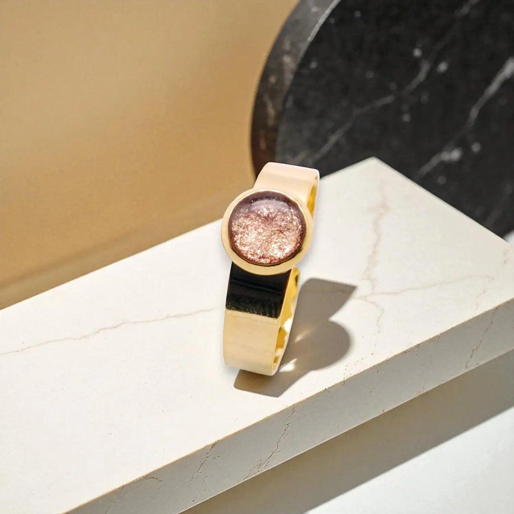 Golden Micro Ring - Unigröße (verstellbar)