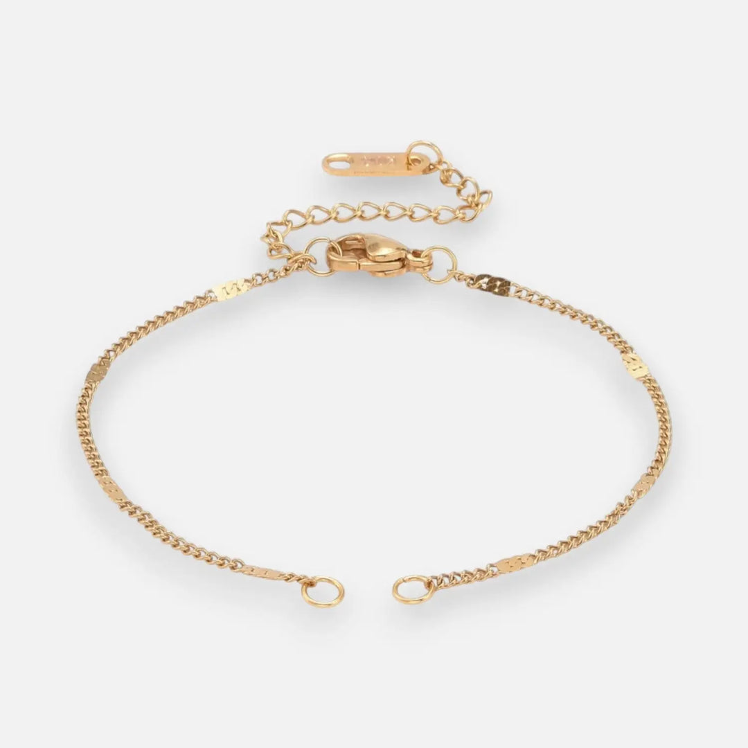 Golden Silhouette Chain - Schlangenkette