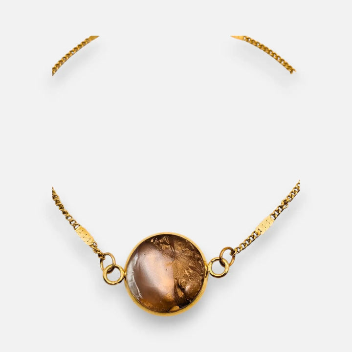 Golden Silhouette Chain - Schlangenkette