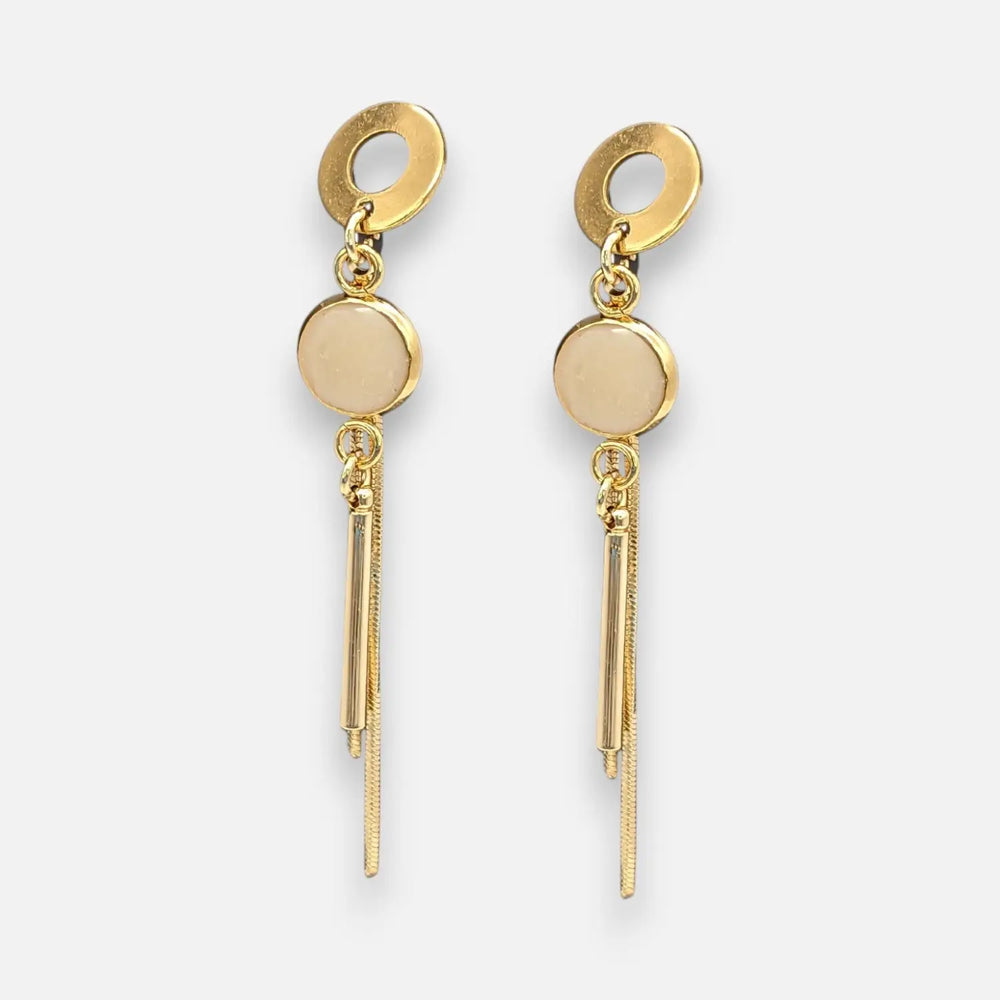 Golden Tassel Charm - Ohrstecker