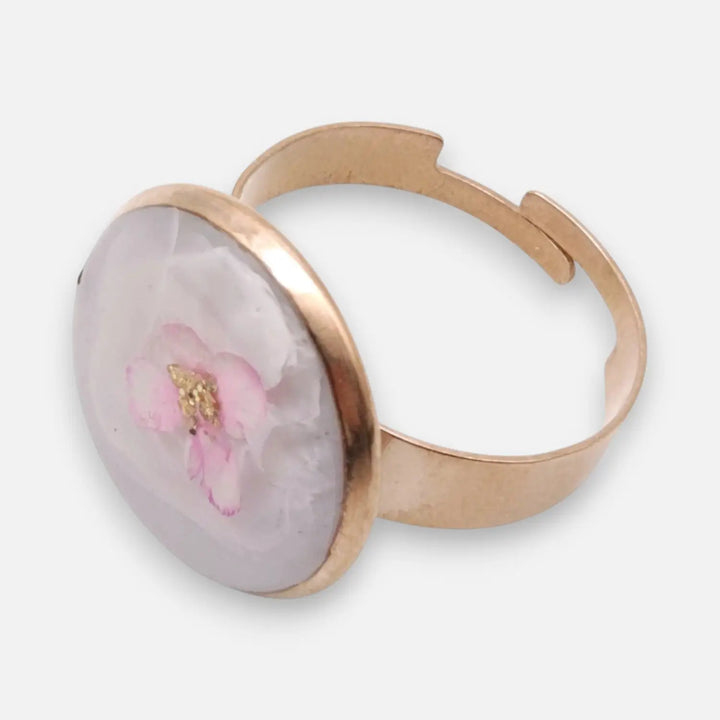 Ivory Blush Ring - Unigröße (verstellbar)
