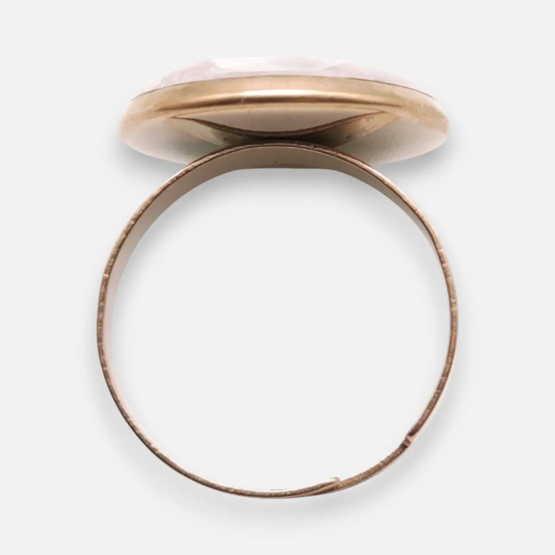 Ivory Blush Ring - Unigröße (verstellbar)