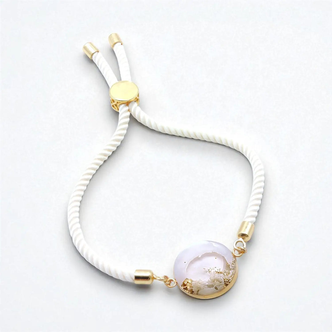 Ivory Gold Slider - Schieber-Armkette