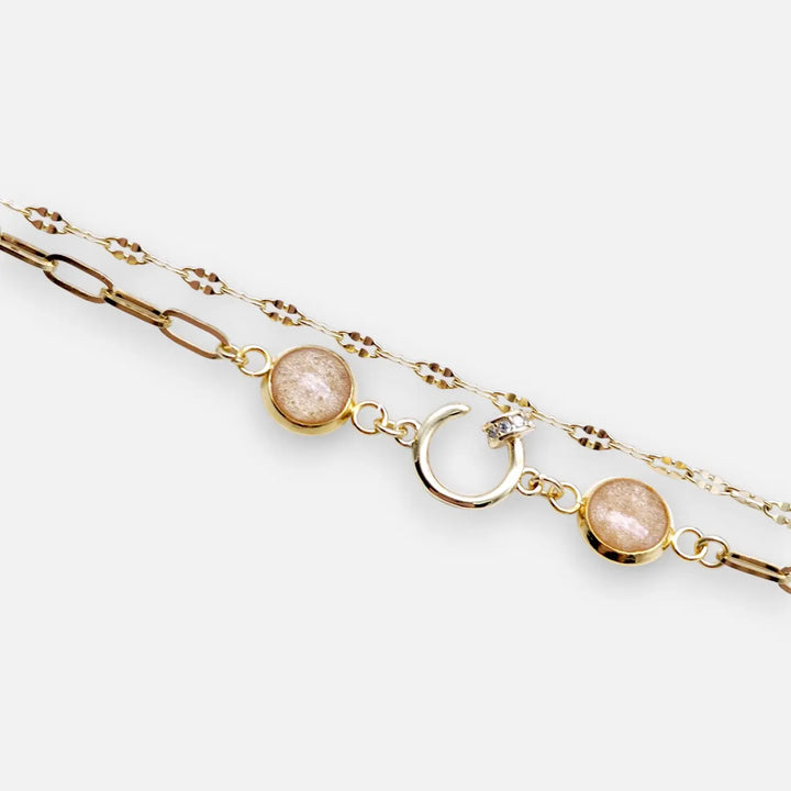 Layered Shine Bracelet - Double-Layer