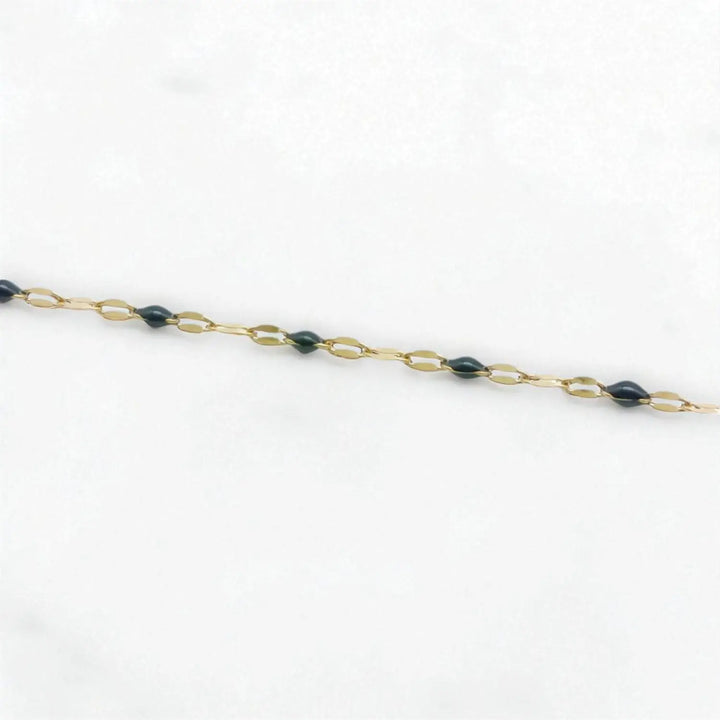 Noir Enamel Link - Gliederkette Emaille