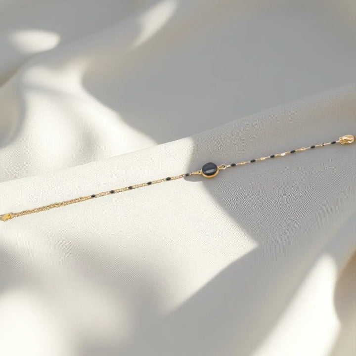 Noir Enamel Link - Gliederkette Emaille