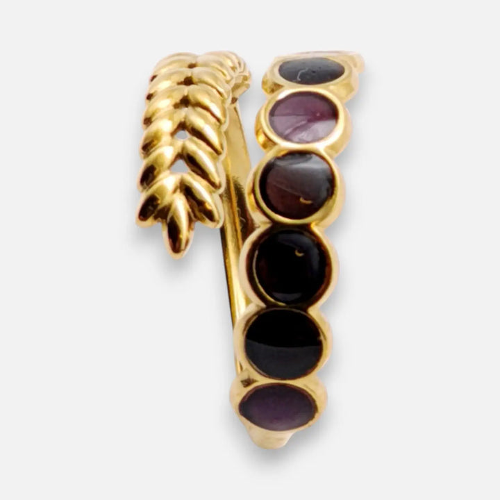 Noir Plum Ring - Unigröße (verstellbar)