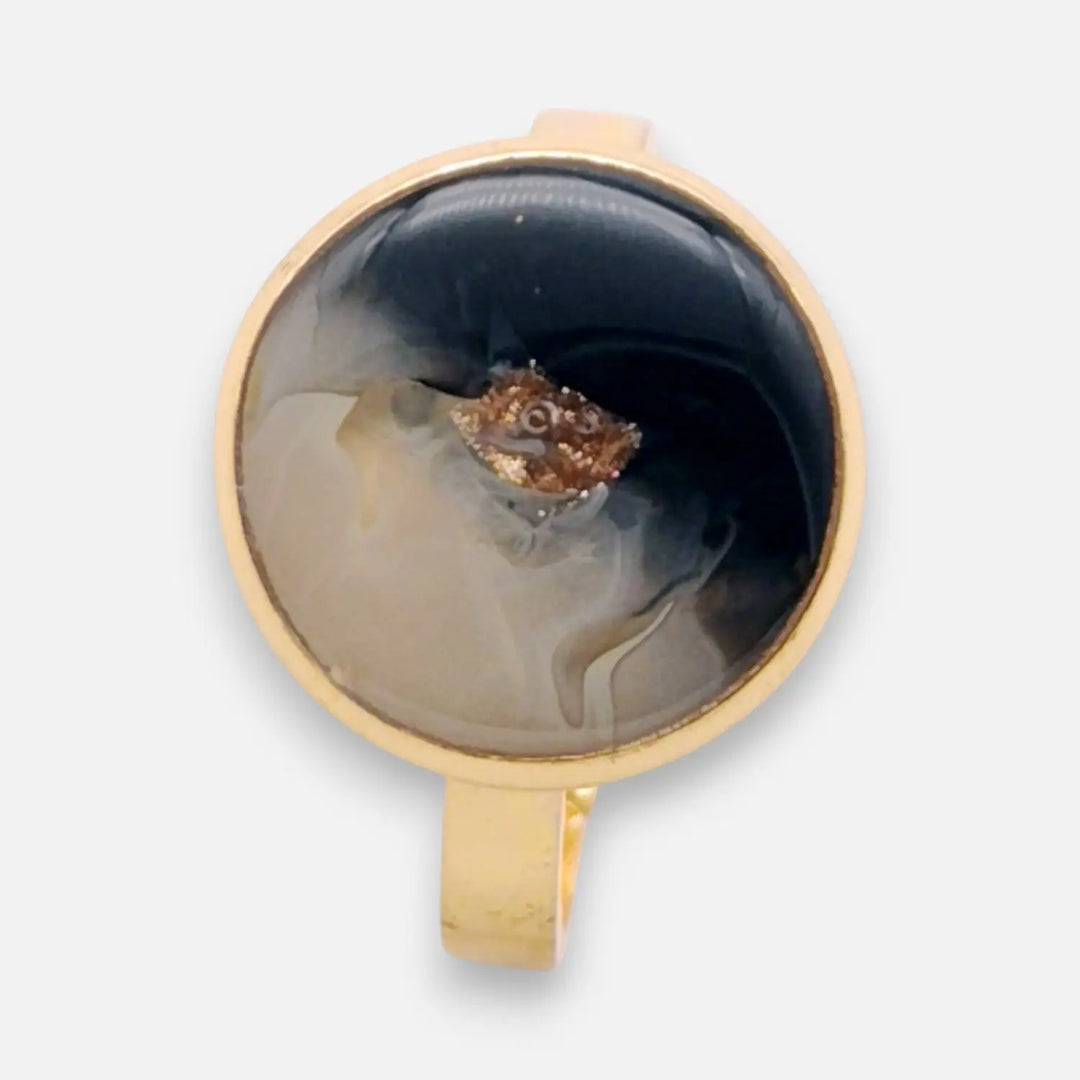 Noir Sand Ring - Unigröße (verstellbar)