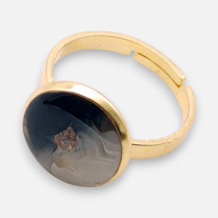 Noir Sand Ring - Unigröße (verstellbar)