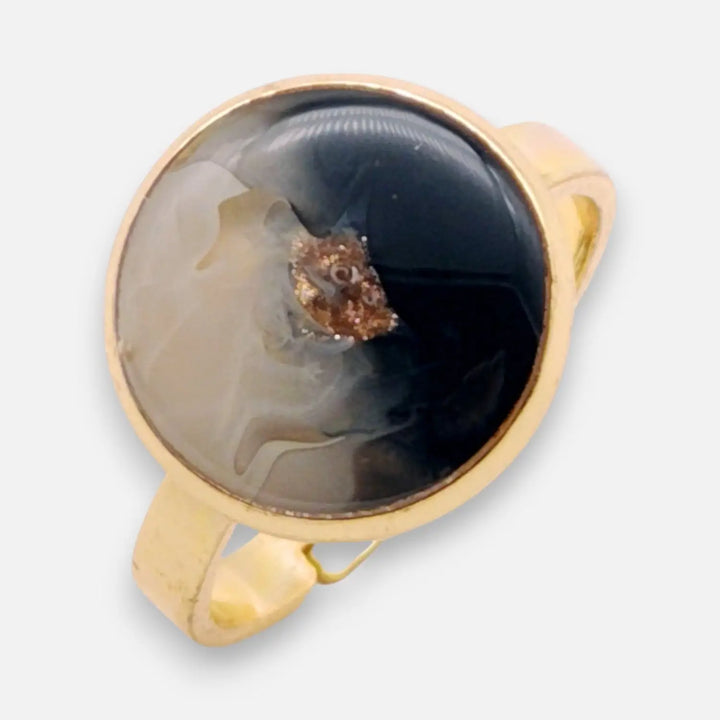 Noir Sand Ring - Unigröße (verstellbar)