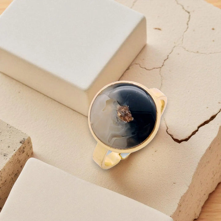 Noir Sand Ring - Unigröße (verstellbar)