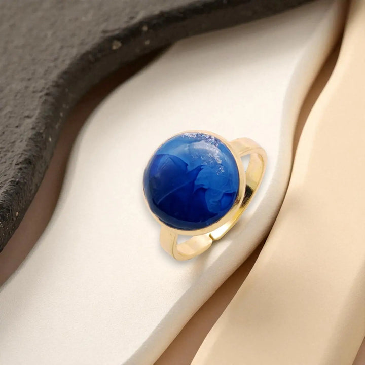 Ocean Steel Ring - Unigröße (verstellbar)