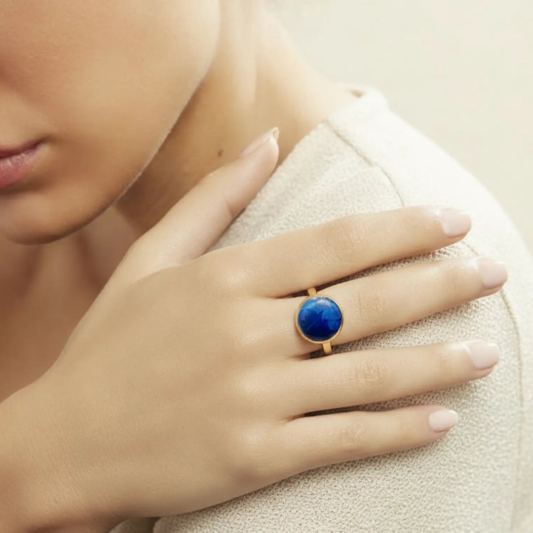 Ocean Steel Ring - Unigröße (verstellbar)