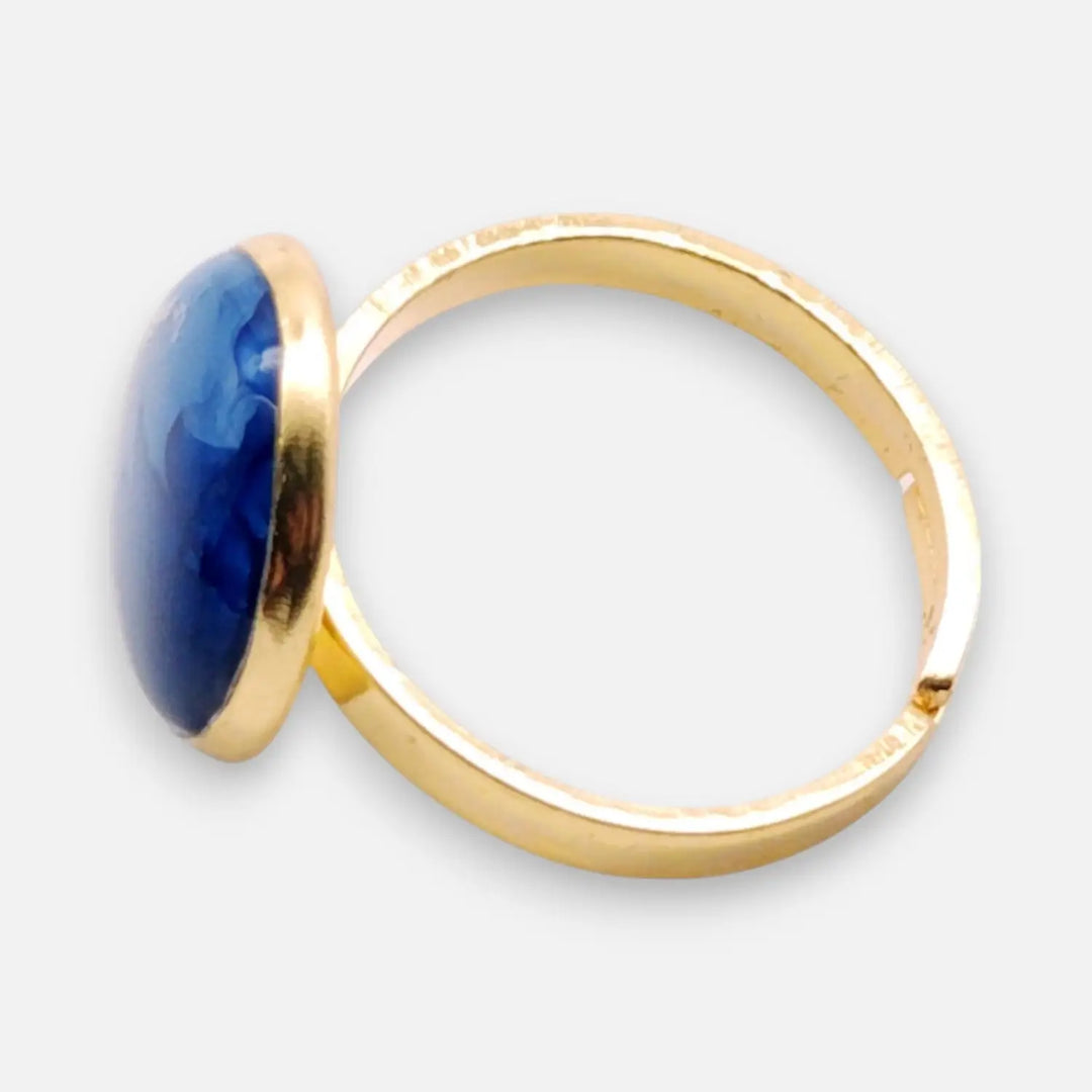 Ocean Steel Ring - Unigröße (verstellbar)