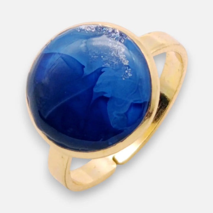 Ocean Steel Ring - Unigröße (verstellbar)