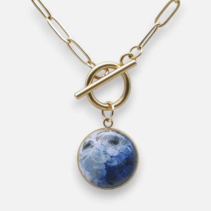 Paperclip Toggle Chain - Midnight Tide Lace - Paperclip