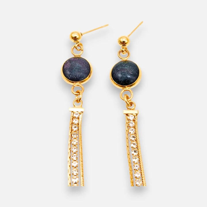 Pearl Cascade Elegance - Ohrstecker