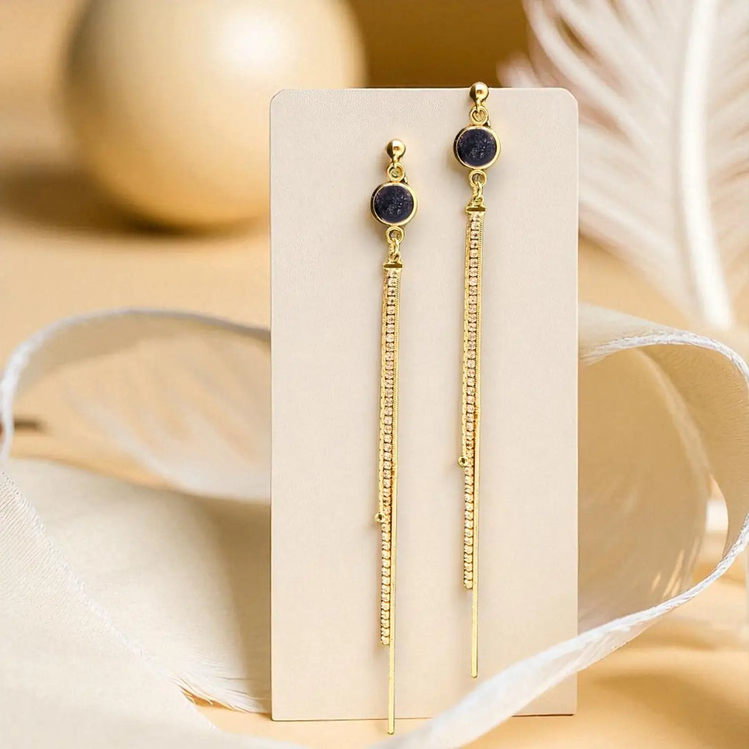 Pearl Cascade Elegance - Ohrstecker