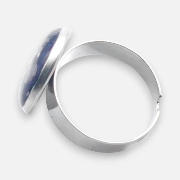 Pearl Crystal Ring - Unigröße (verstellbar)