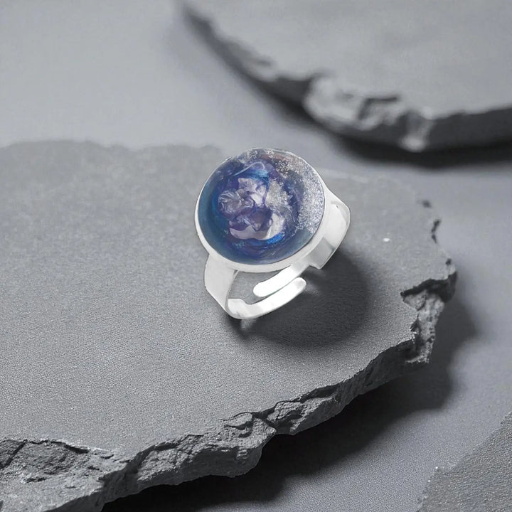 Pearl Crystal Ring - Unigröße (verstellbar)