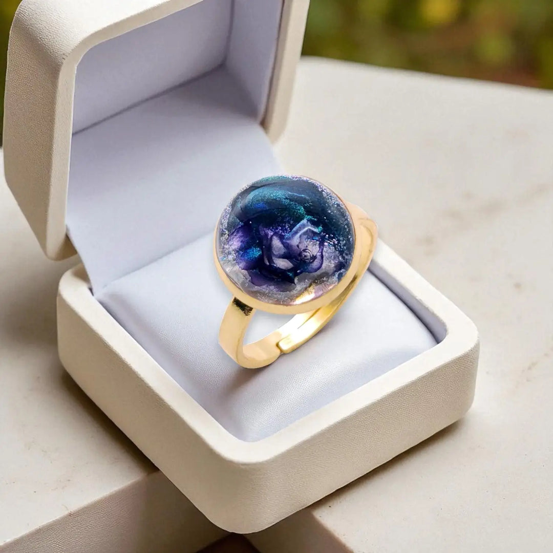 Pearl Shine Ring - Unigröße (verstellbar)