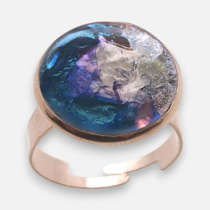 Pearl Steel Ring - Unigröße (verstellbar)