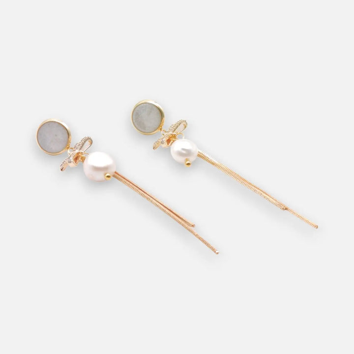 Pearl Tassel Studs - Ohrstecker