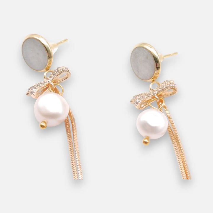 Pearl Tassel Studs - Ohrstecker
