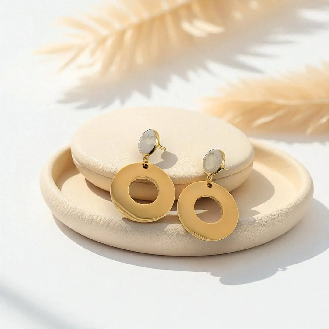 Reflective Elegance - Ohrstecker